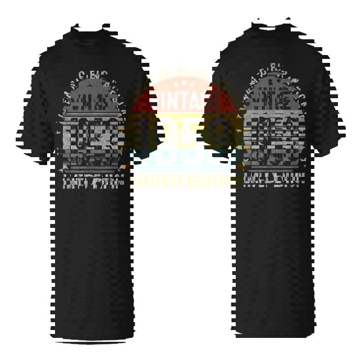 Vintage 1953 Limited Edition 70 Year Old Birthday Gifts Unisex T-Shirt