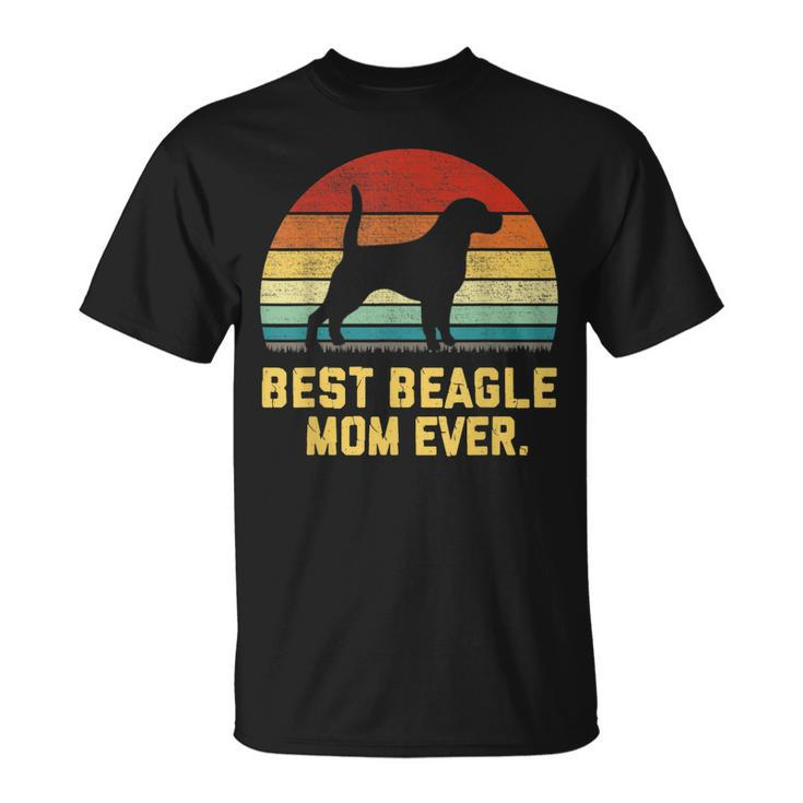 Vintage Best Beagle Mom Ever Unisex T-Shirt