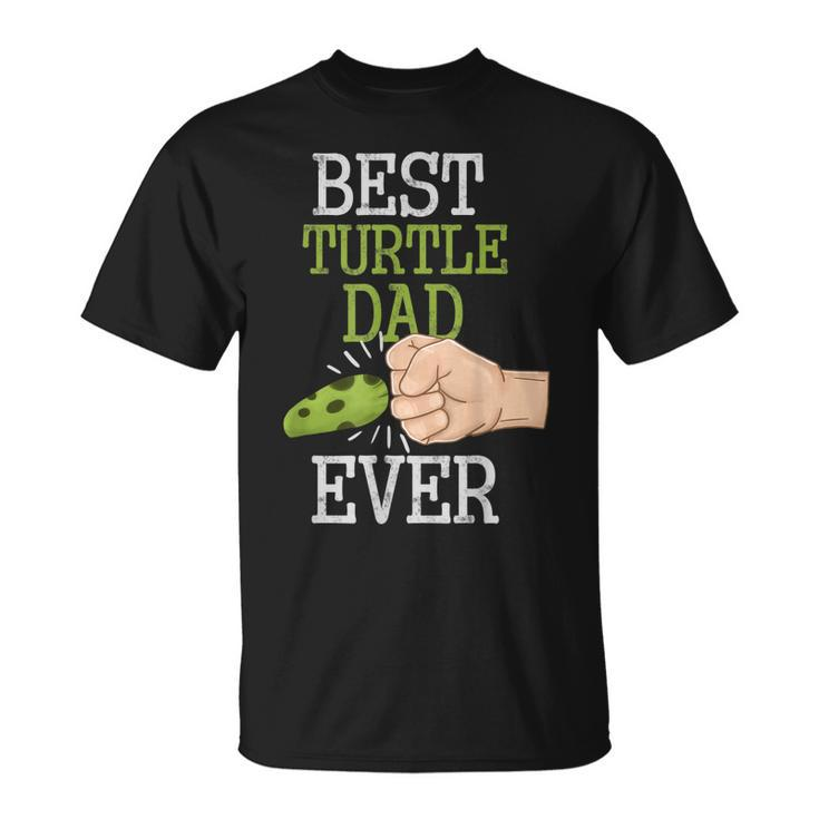 Vintage Best Turtle Dad Ever Fathers Day Animal Lovers Gift Gift For Mens Unisex T-Shirt