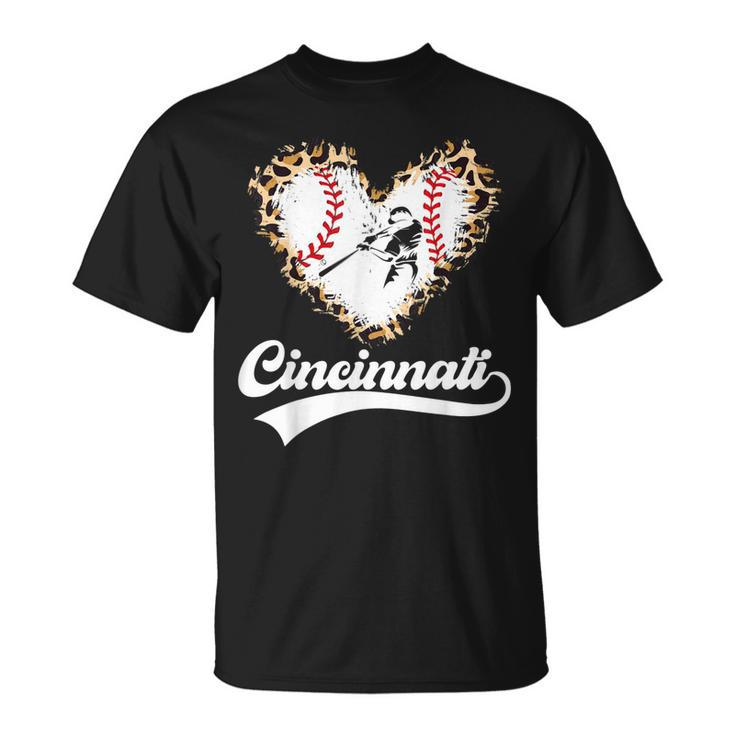 Vintage Cincinnati City Baseball Lovers Baseball Fans  Unisex T-Shirt