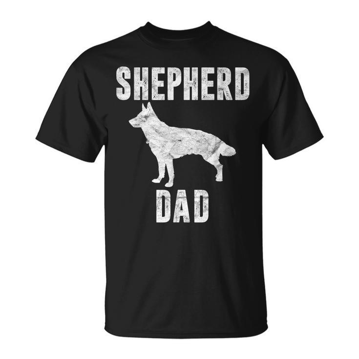 Vintage German Shepherd Dad Dog Daddy Shepard Father T-Shirt