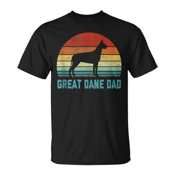 Vintage Great Dane Dad Dog Lover T-Shirt