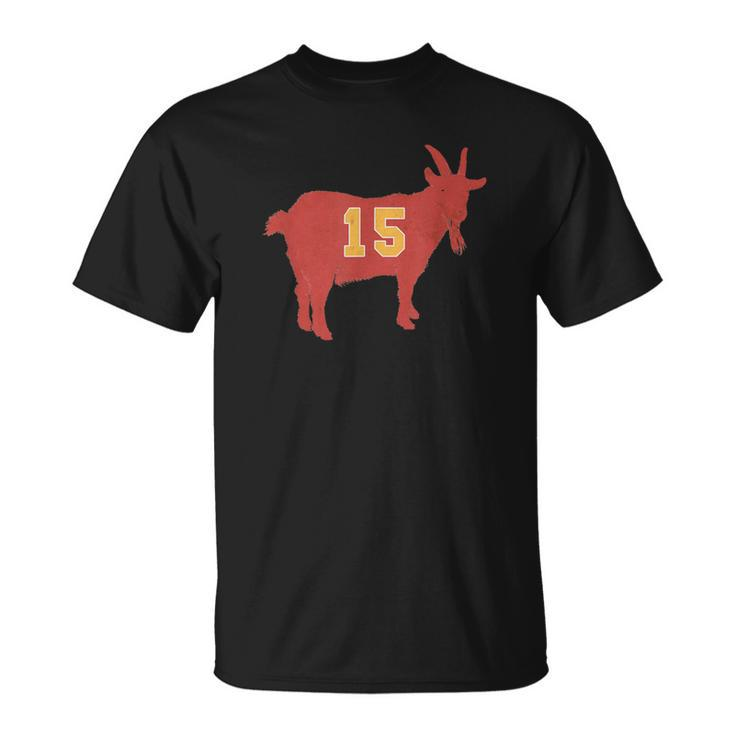 Vintage Grunge Goat 15 Red And Gold  Unisex T-Shirt