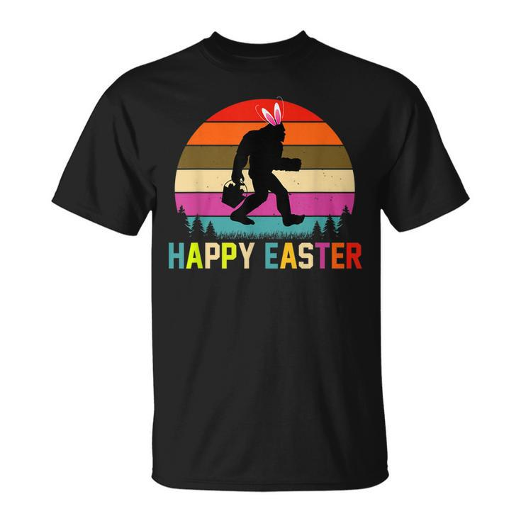 Vintage Happy Easter Monkey Gorilla Happy Easter 2023  Unisex T-Shirt