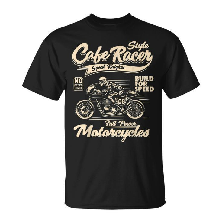 Vintage Motorcycle T  Biker T  Cafe Racer Unisex T-Shirt