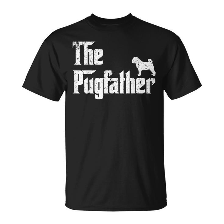 Vintage The Pugfather Pug Dad T-Shirt