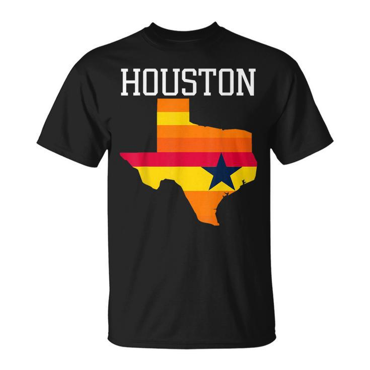 Vintage Retro Houston Texas  Unisex T-Shirt