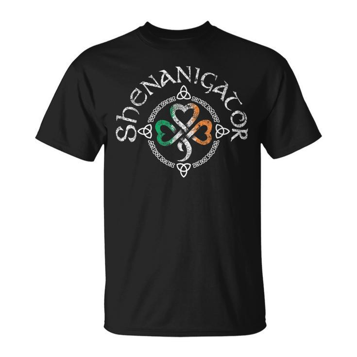 Vintage Shenanigator Saint Patrick Day 2021 T-Shirt