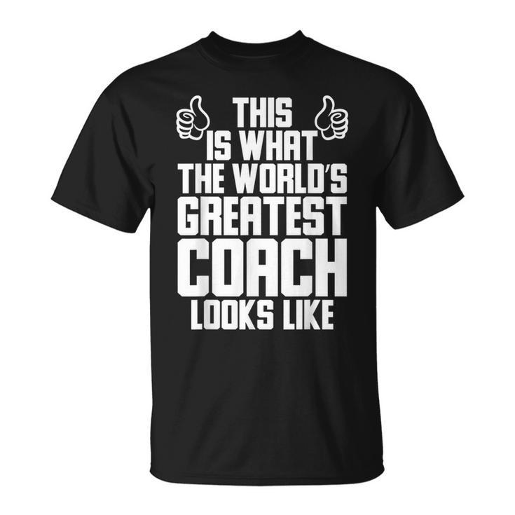 Volleyball  Worlds Greatest Coach Best Coach Ever Unisex T-Shirt