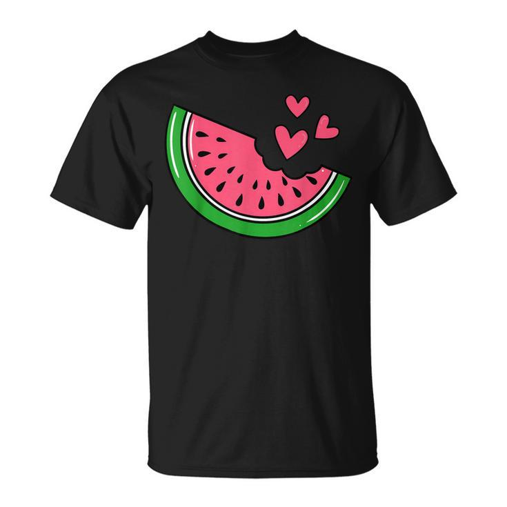 Watermelon Slice Melon Summer Vacation Season Fruit Lovers  Unisex T-Shirt