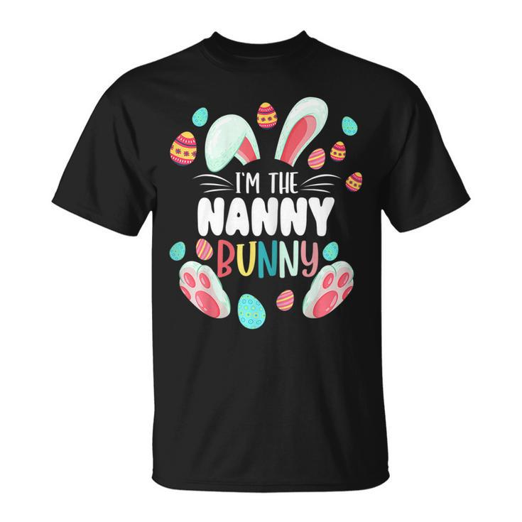 Womens Im The Nanny Bunny Cute Matching Family Easter Party  Unisex T-Shirt