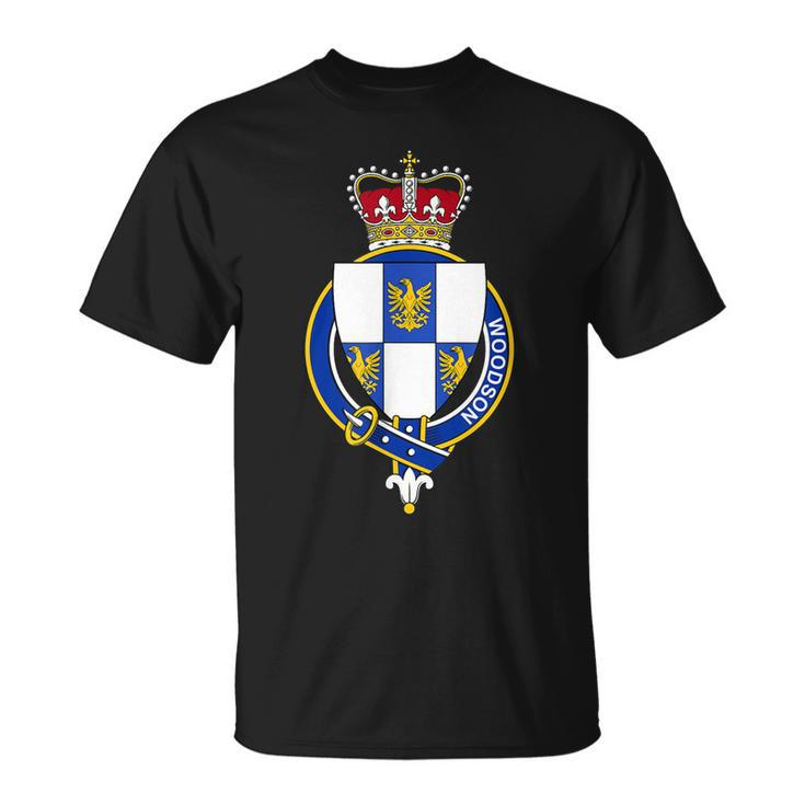 Woodson Coat Of Arms Crest T-shirt | Thegiftio