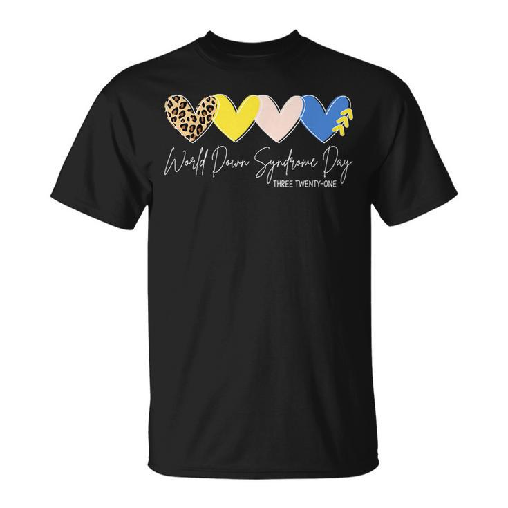 World Down Syndrome Awareness Day 321 Trisomy Support  Unisex T-Shirt
