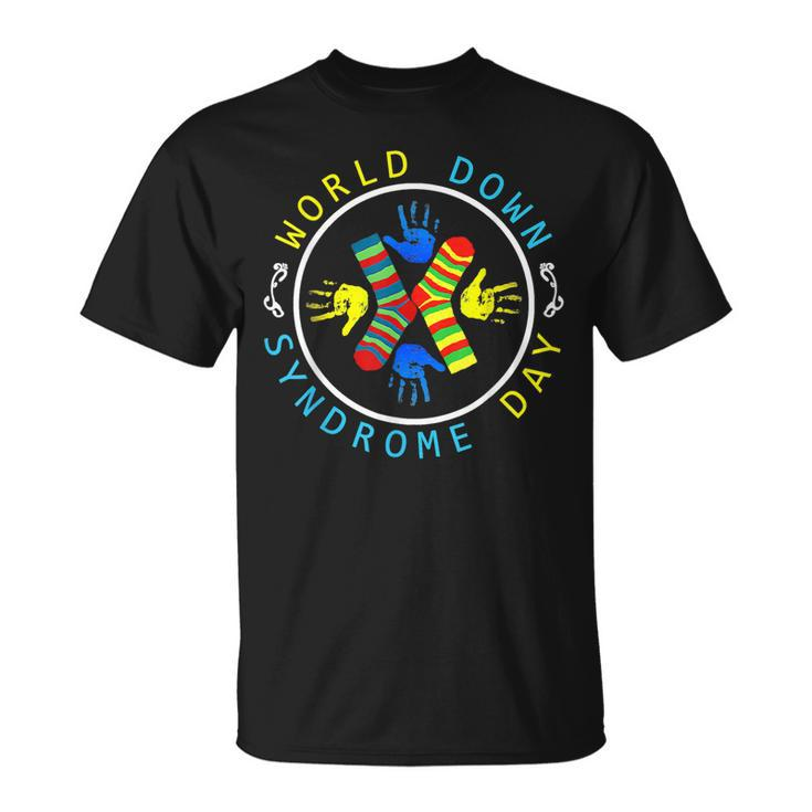 World Down Syndrome Day Awareness Socks T21 March 21 Gifts  Unisex T-Shirt