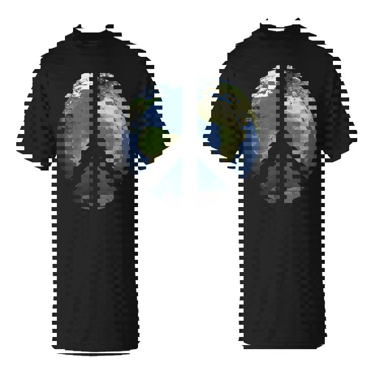 World Peace Earth Day Awareness Celebration Peace On Earth  Unisex T-Shirt