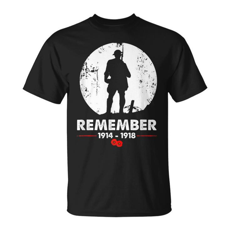 World War 1 Remember First World War T-Shirt