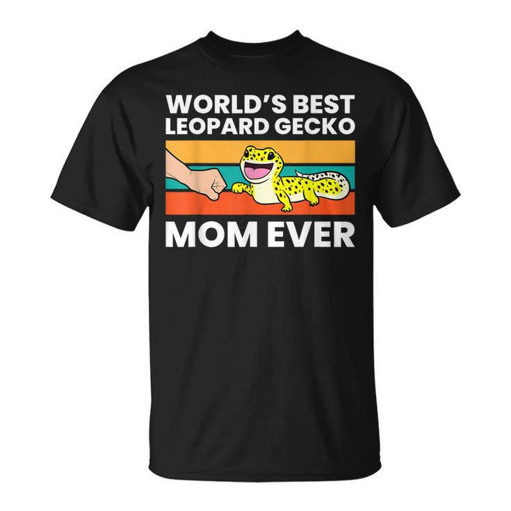 Worlds Best Leopard Gecko Mom Ever Unisex T-Shirt