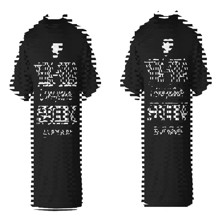 Yiayia Is My Name Yiayia Gifts For Greece Greek Grandma Unisex T-Shirt