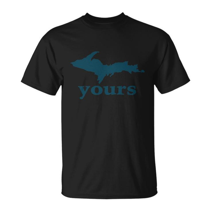 Up Yours Michigan Upper Peninsula Apparel V2 T-shirt
