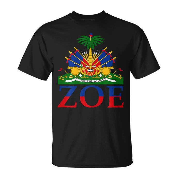 Zoe Shirt | Cute Haiti Honored Flag Day  Gift Unisex T-Shirt