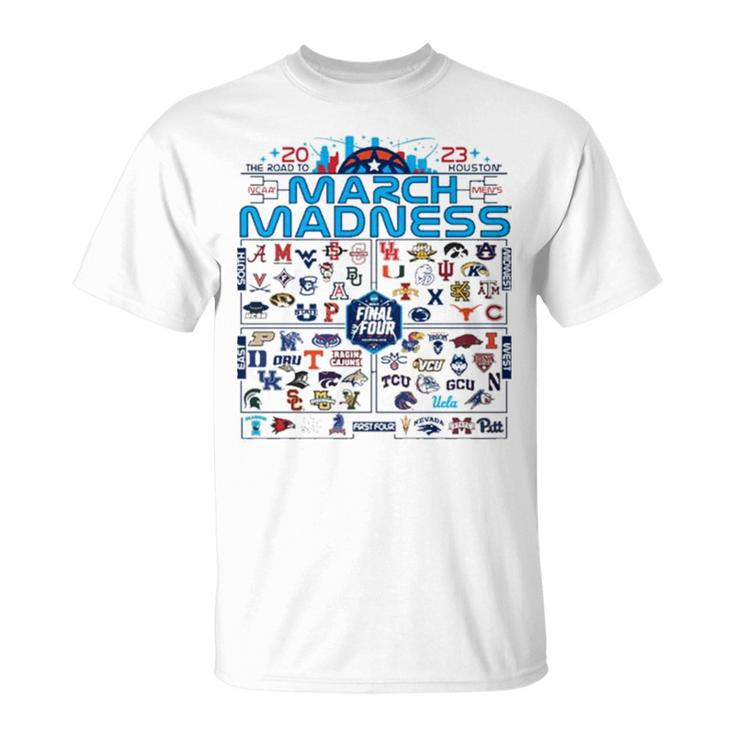 2023 Men’S Basketball March Madness Field Of 68 Group Unisex T-Shirt
