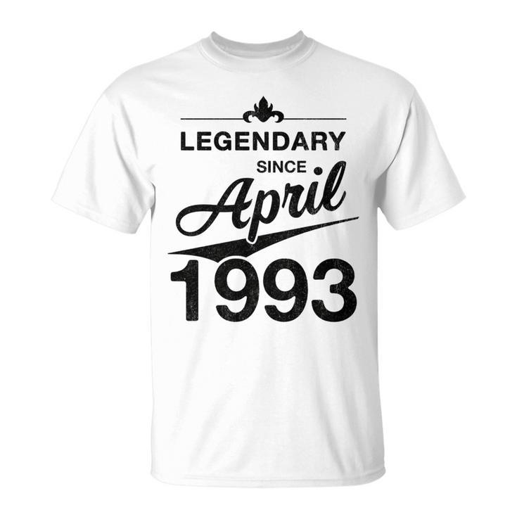 30 Geburtstag 30 Jahre Alt Legendär Seit April 1993 T-Shirt