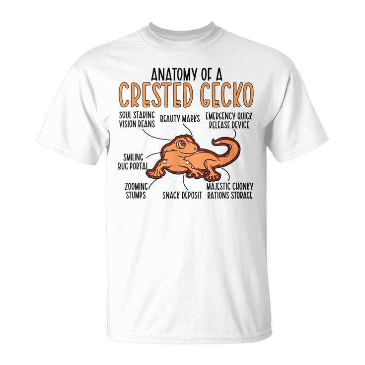 Anatomy Of A Crested Gecko Owner Crestie Lover Unisex T-Shirt