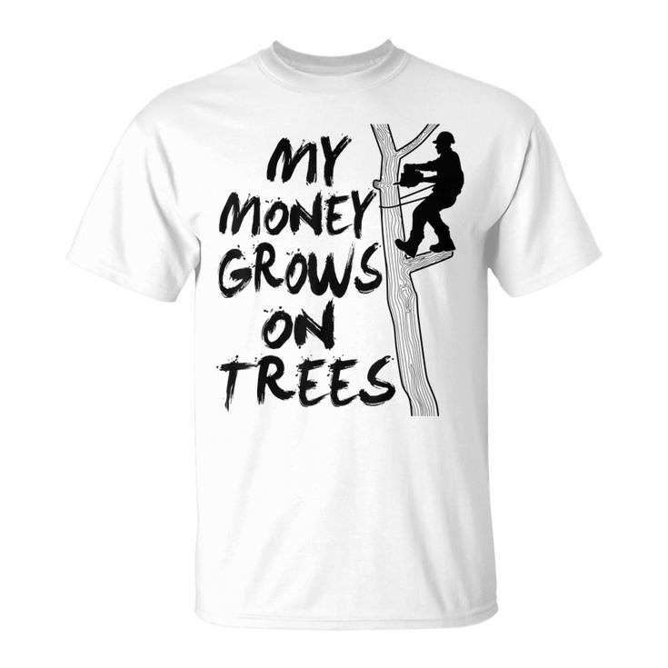 Arborist Tree Climber Logger Lumberjack For Men T-Shirt
