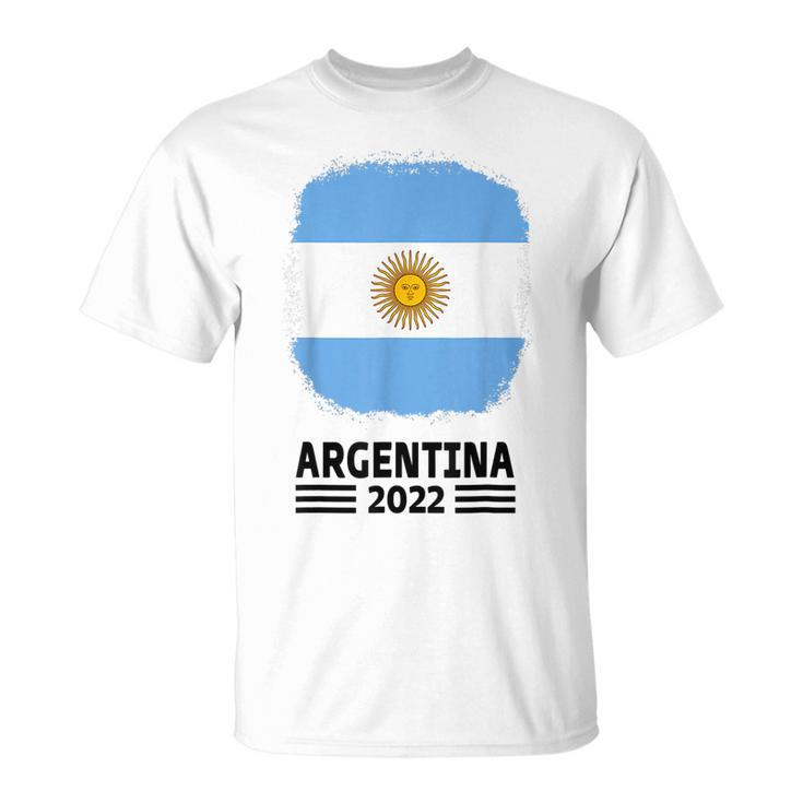 Argentina Flag Soccer Jersey Football Fans T-shirt