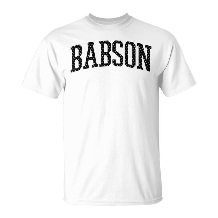 Babson Arch Vintage College University Alumni Style T-Shirt