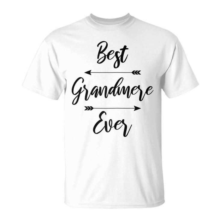 Womens Best Grandmere Ever T-shirt