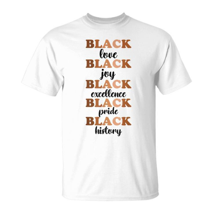 Black History Month Melanin Black Pride Melanin Afro Queen T-shirt