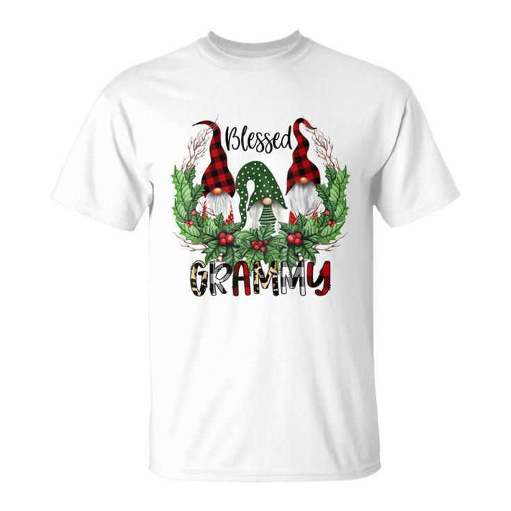 Blessed Grammy Christmas Gnome Grandma Gift Unisex T-Shirt