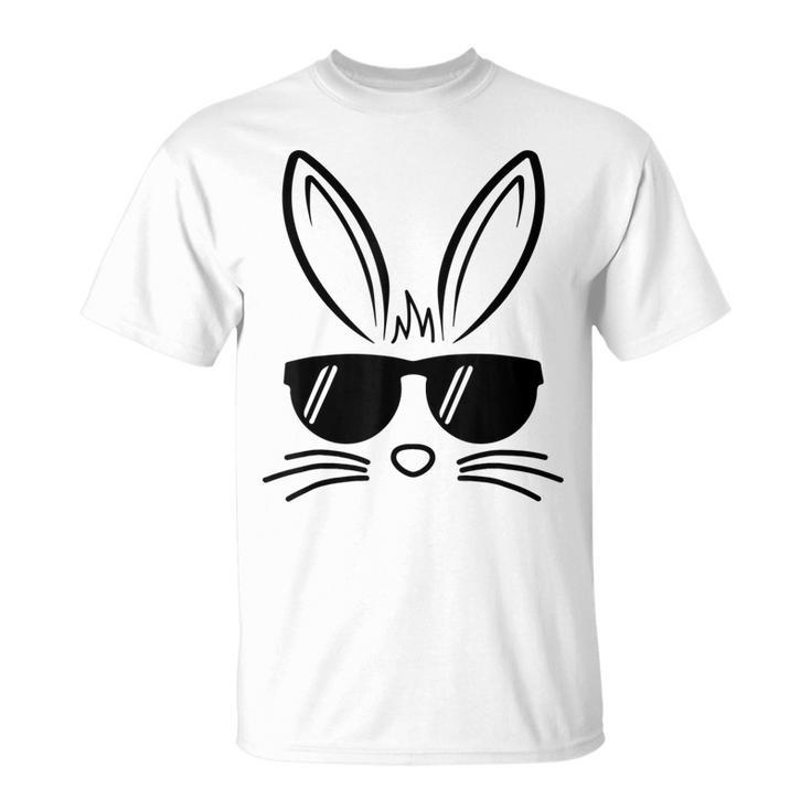 Bunny Face Easter Day Sunglasses For Boys Girls Kids Unisex T-Shirt