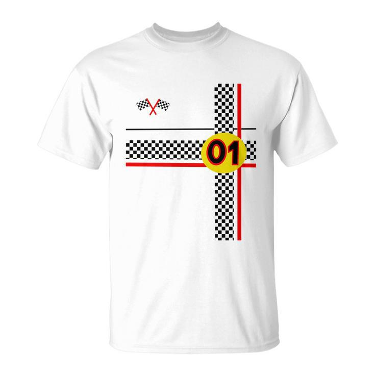 Car Race Pilot Halloween Costume Funny Quick Racers Gift Unisex T-Shirt