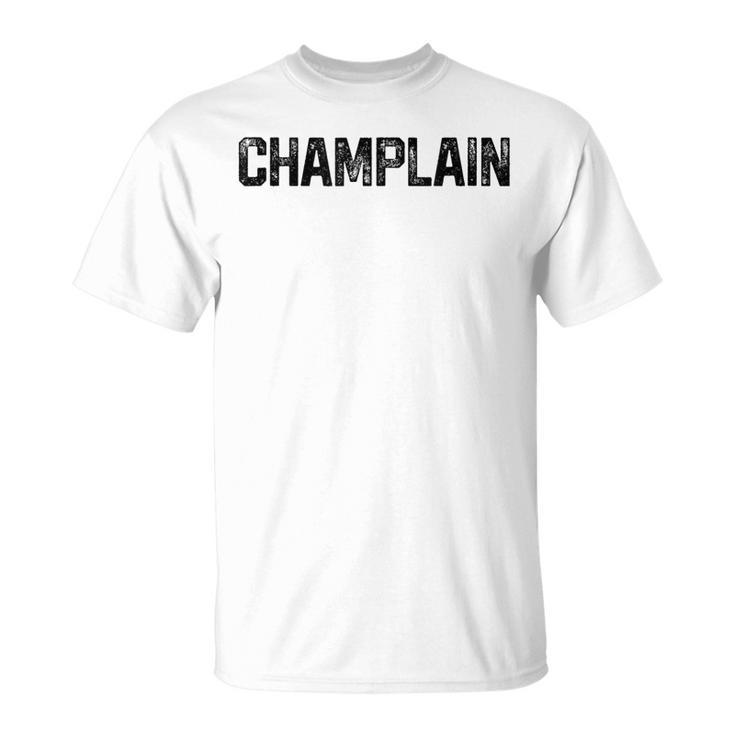 Champlain Vintage Retro College University Alumni T-Shirt