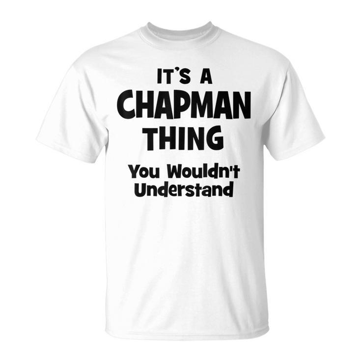 Chapman Thing College University Alumni T-Shirt