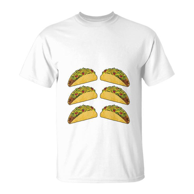 Check Out My 6-Pack Tacos Unisex T-Shirt