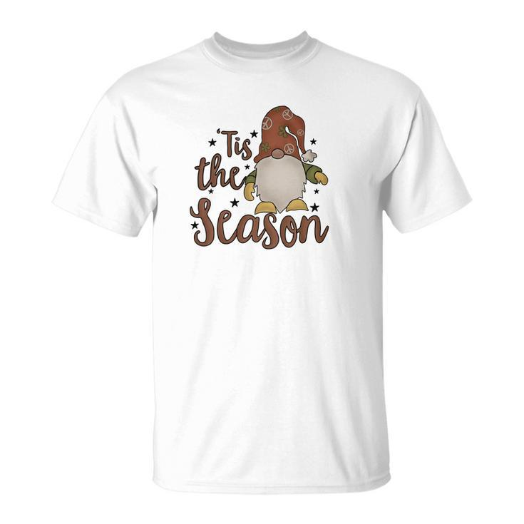 Christmas Gnome Tis The Season T-shirt