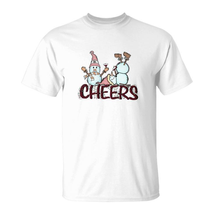 Christmas Snowman Cheer T-shirt