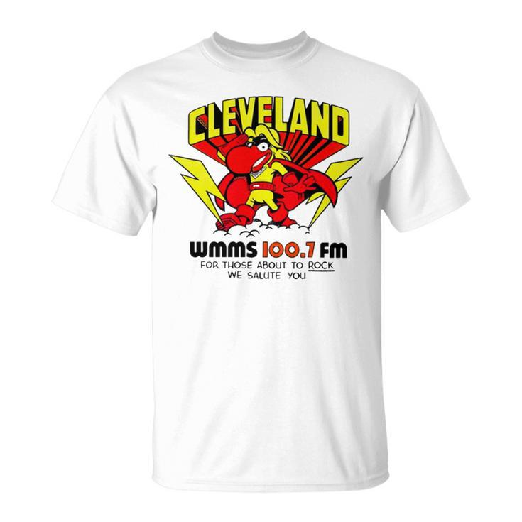 Cleveland Wmms Loo7 Fm For Those About To Rock We Salute You Unisex T-Shirt