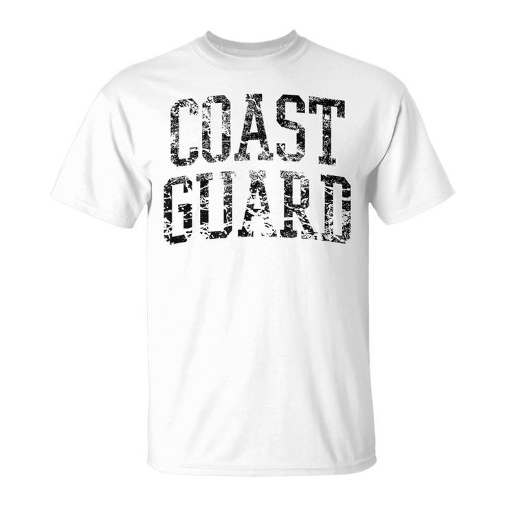 Coast Guard Athletic Arch College University Alumni T-Shirt