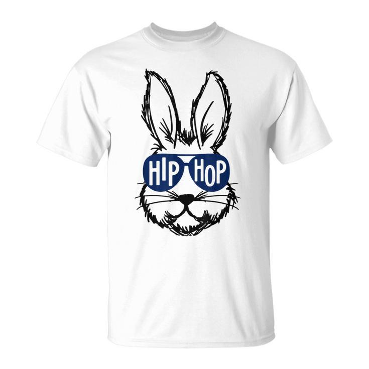 Cute Bunny Face With Sunglasses Hip Hop For Easter Day  Unisex T-Shirt