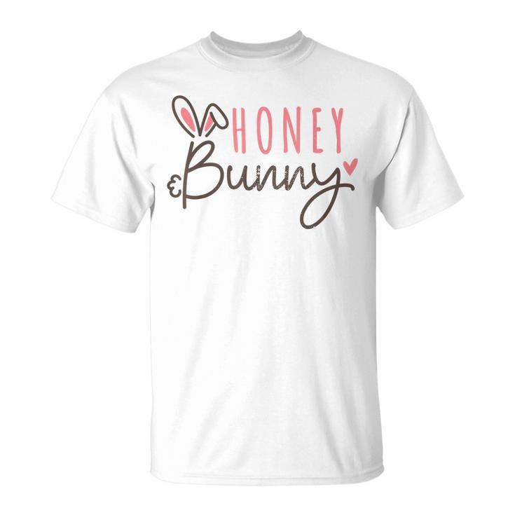Cute Easter Bunny Vintage Happy Easter Honey Bunny T-Shirt