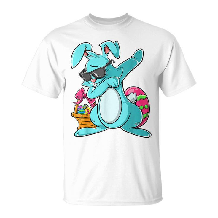 Dabbing Bunny Easter For Boys Girls Adults  Unisex T-Shirt