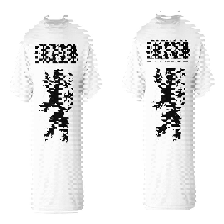 Dickson Clan Scottish Family Name Scotland Heraldry T-shirt
