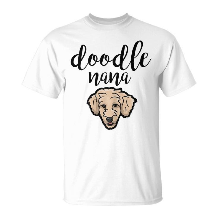 Doodle Nana Cute Goldendoodle Grandma Dog Gift Unisex T-Shirt
