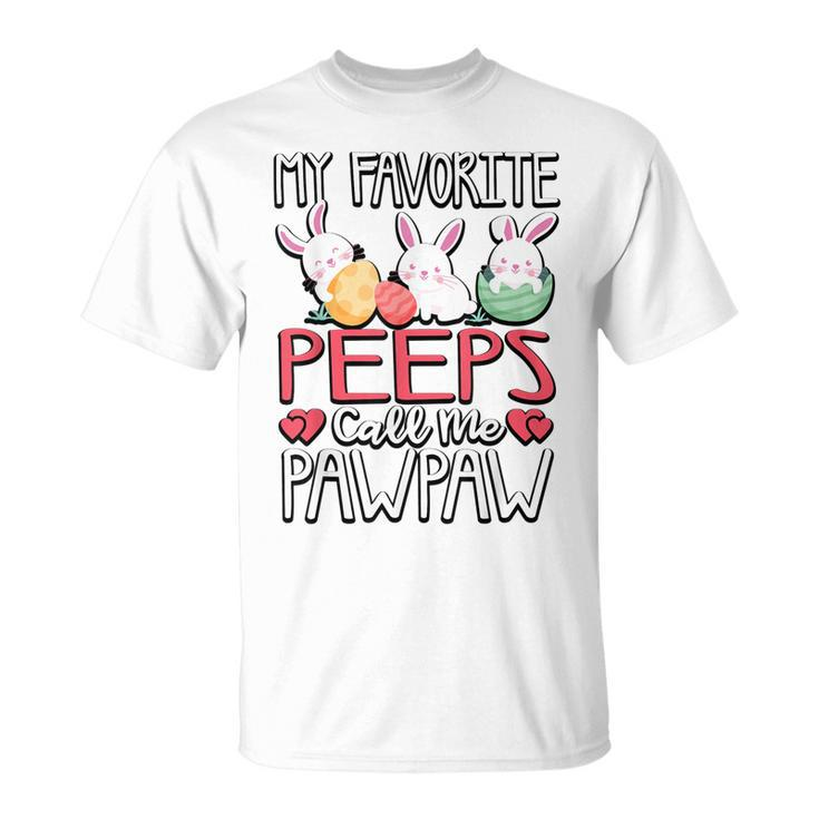 Easter Bunny Rabbit Eggs Favorite Grandpa Pawpaw Gift Unisex T-Shirt