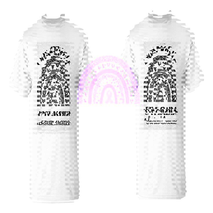 End Alzi Wear Purple For My Grandma Alzheimers Awareness Unisex T-Shirt