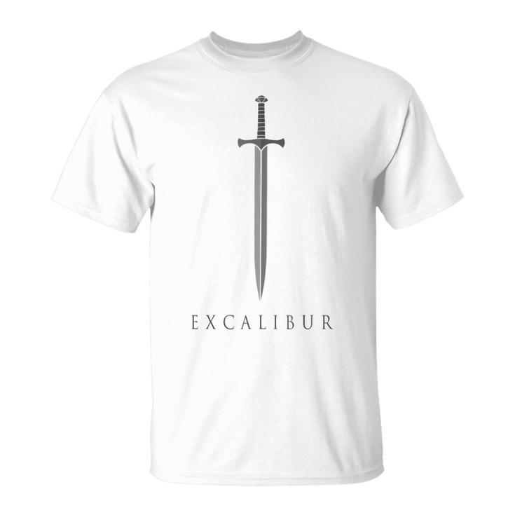 Excalibur The Legendary Sword In The Stone Of King Arthur 6 Unisex T-Shirt